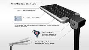 Btree LED Solar Calle Luz-12 W orekóva batería Li-ion ha 20W Panel Solar-广州纵横...